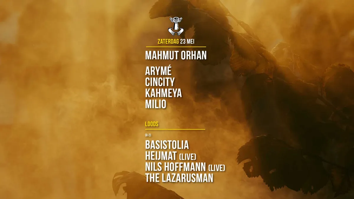 23 MEI - Thuishaven with Mahmut Orhan / ARYMÉ / Cincity SOLD OUT event poster