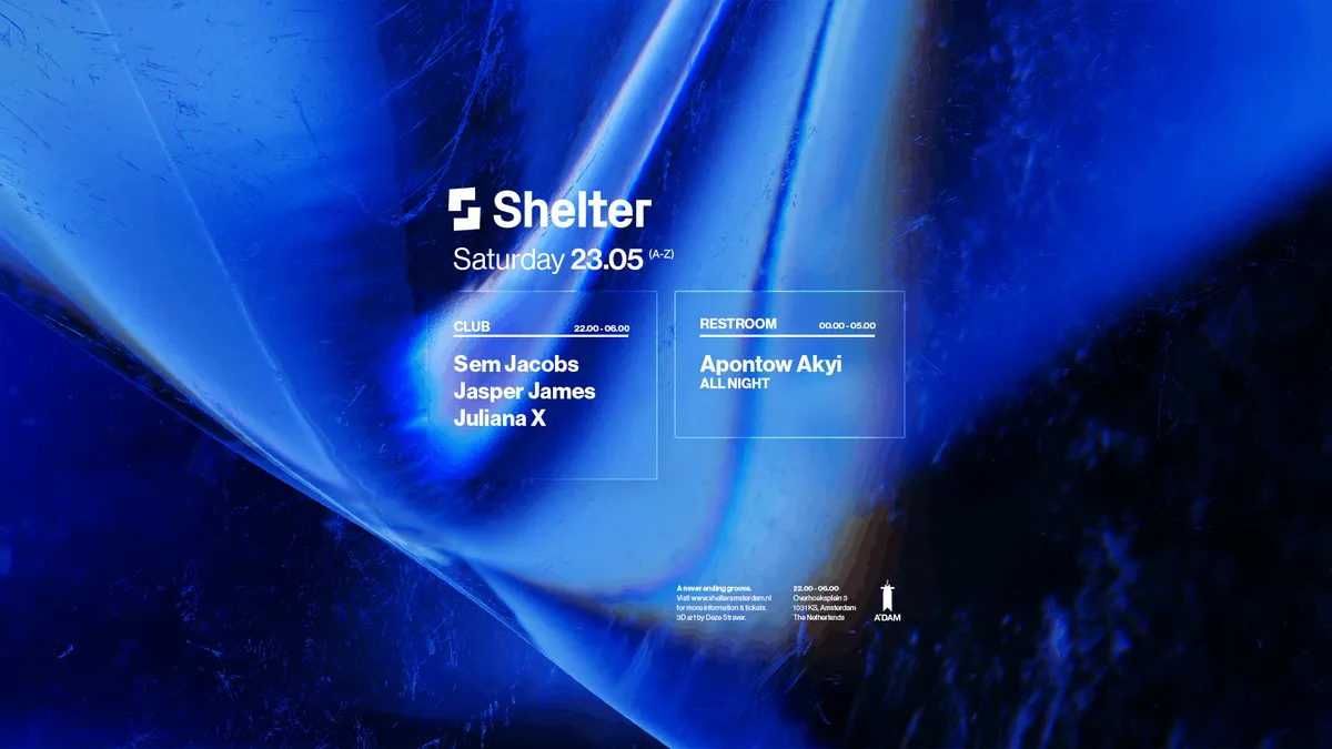 Jasper James, Juliana X, Sem Jacobs event poster