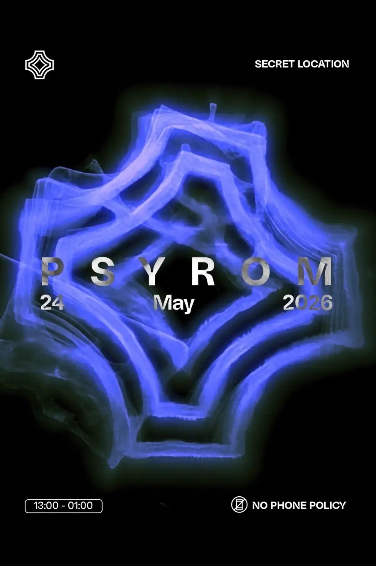 PSYROM event poster