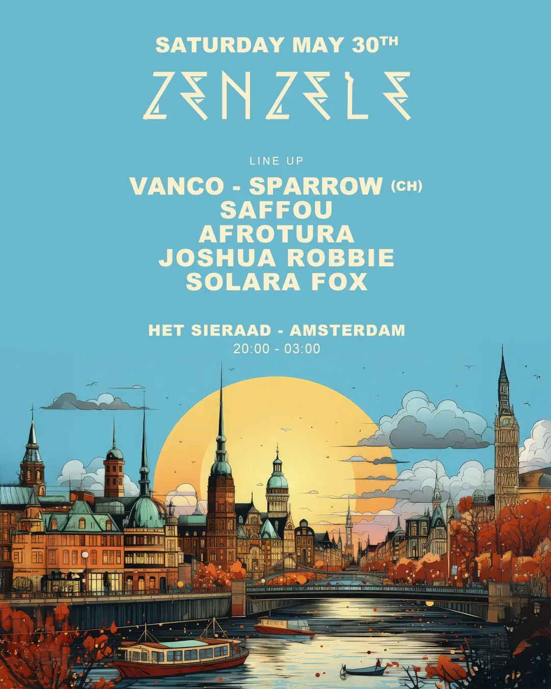 ZENZELE event poster