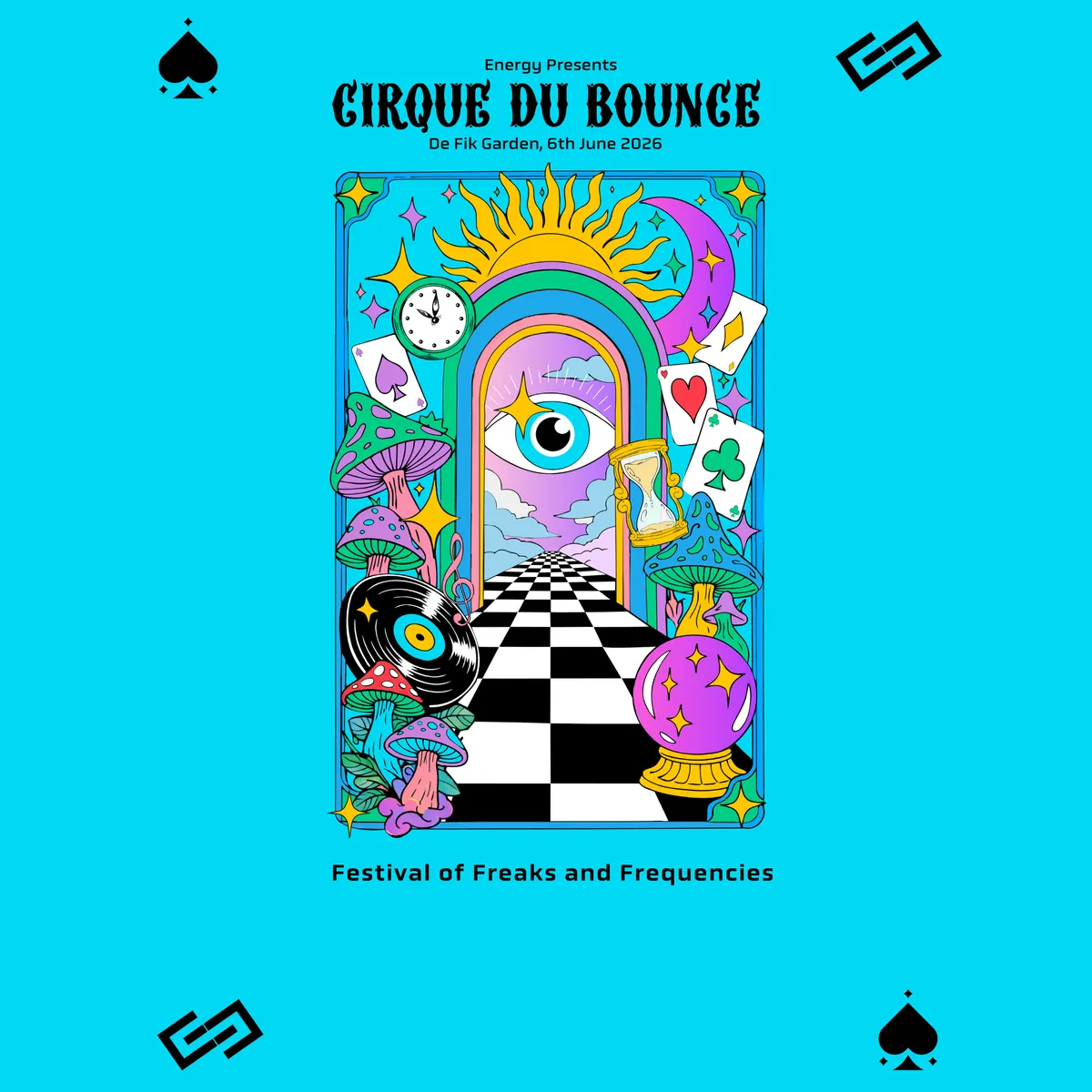 Cirque Du Bounce Festival event poster