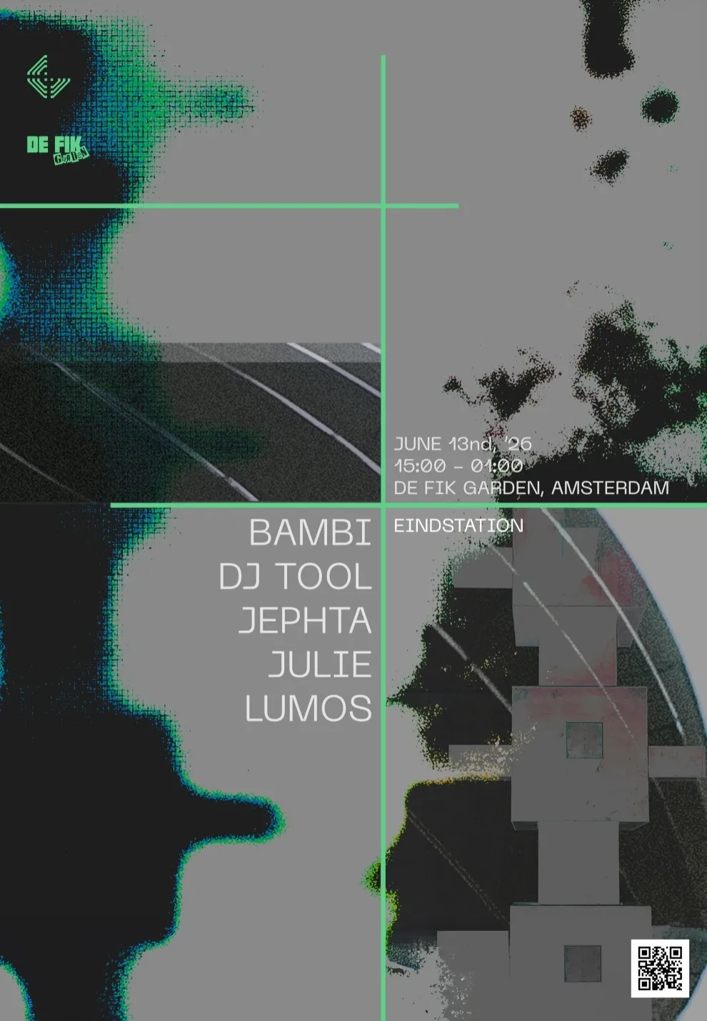 Eindstation event poster