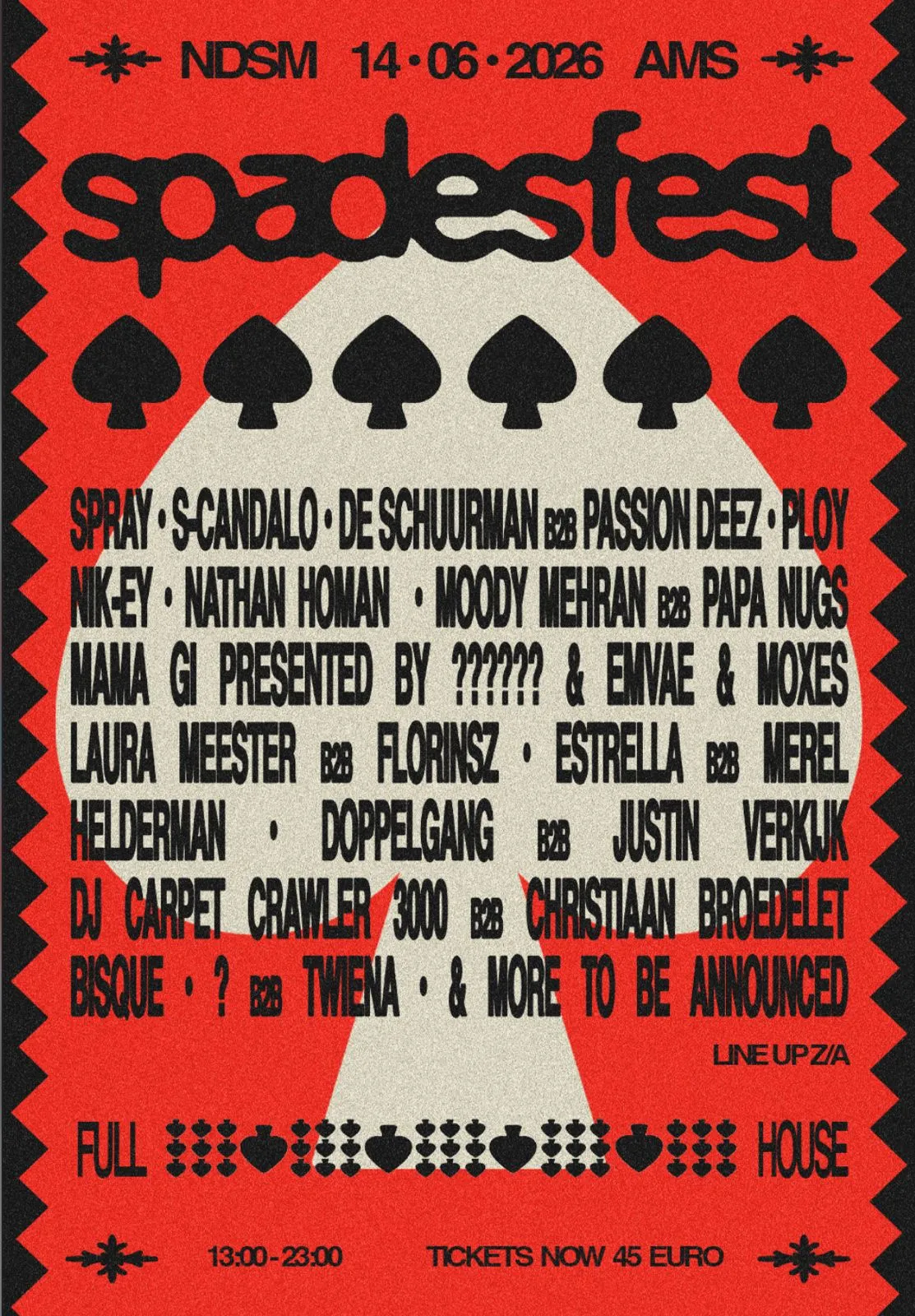 SPADESFEST event poster