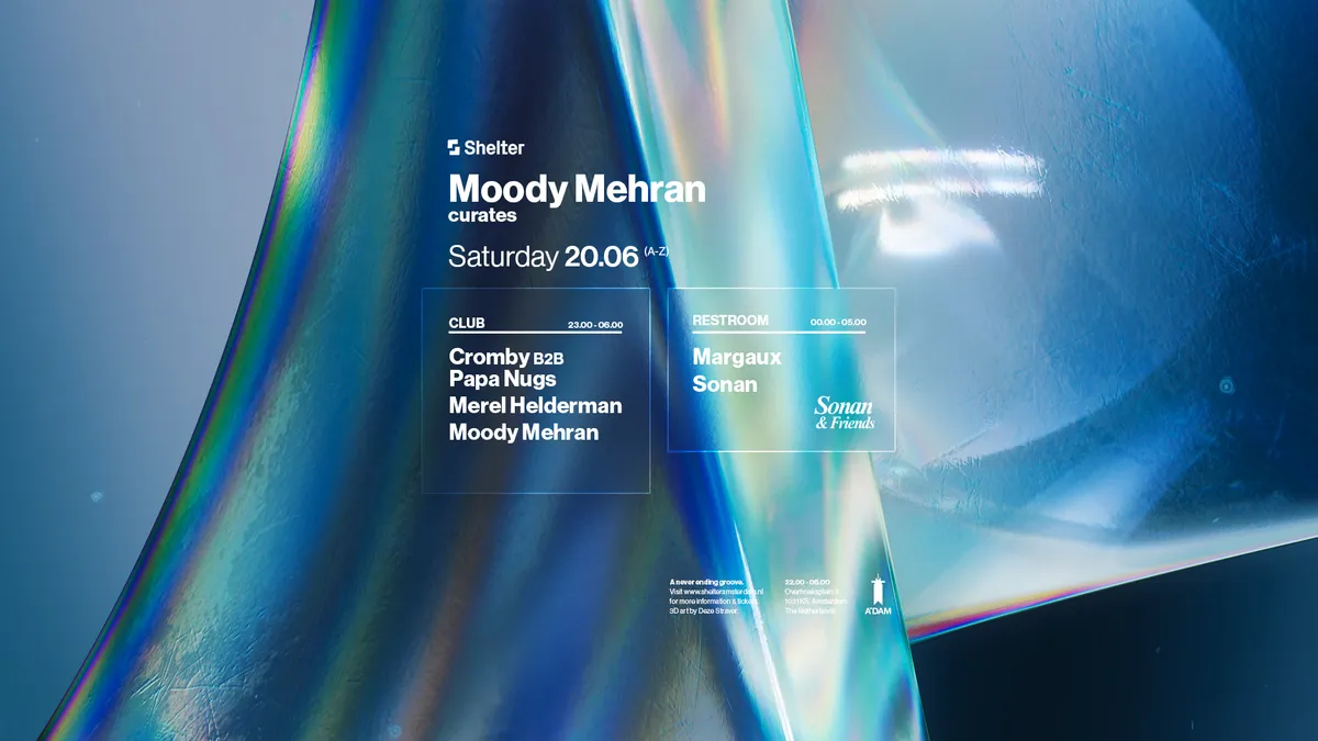 Moody Mehran curates event poster