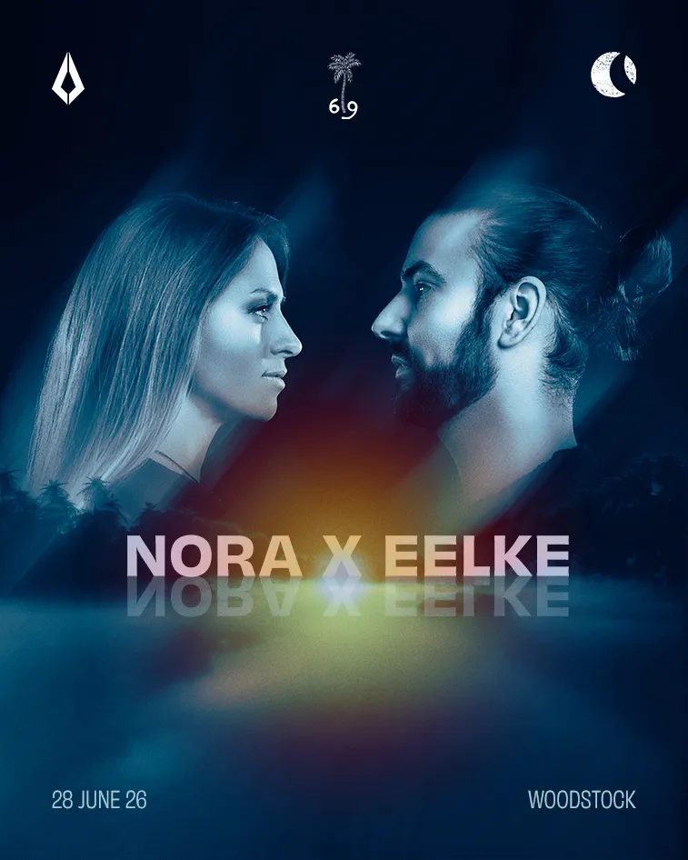 Nora × Eelke event poster