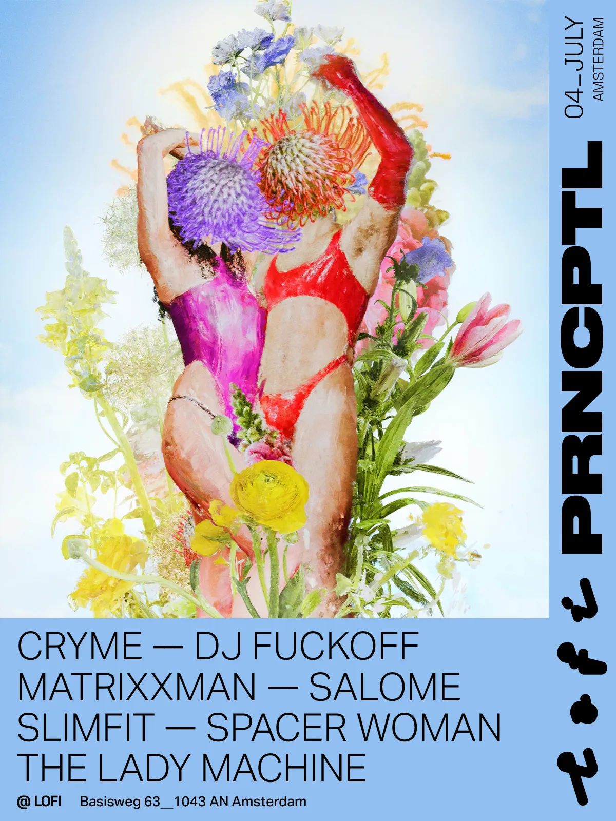 PRNCPTL DOES AMSTERDAM - DAY & NIGHT event poster