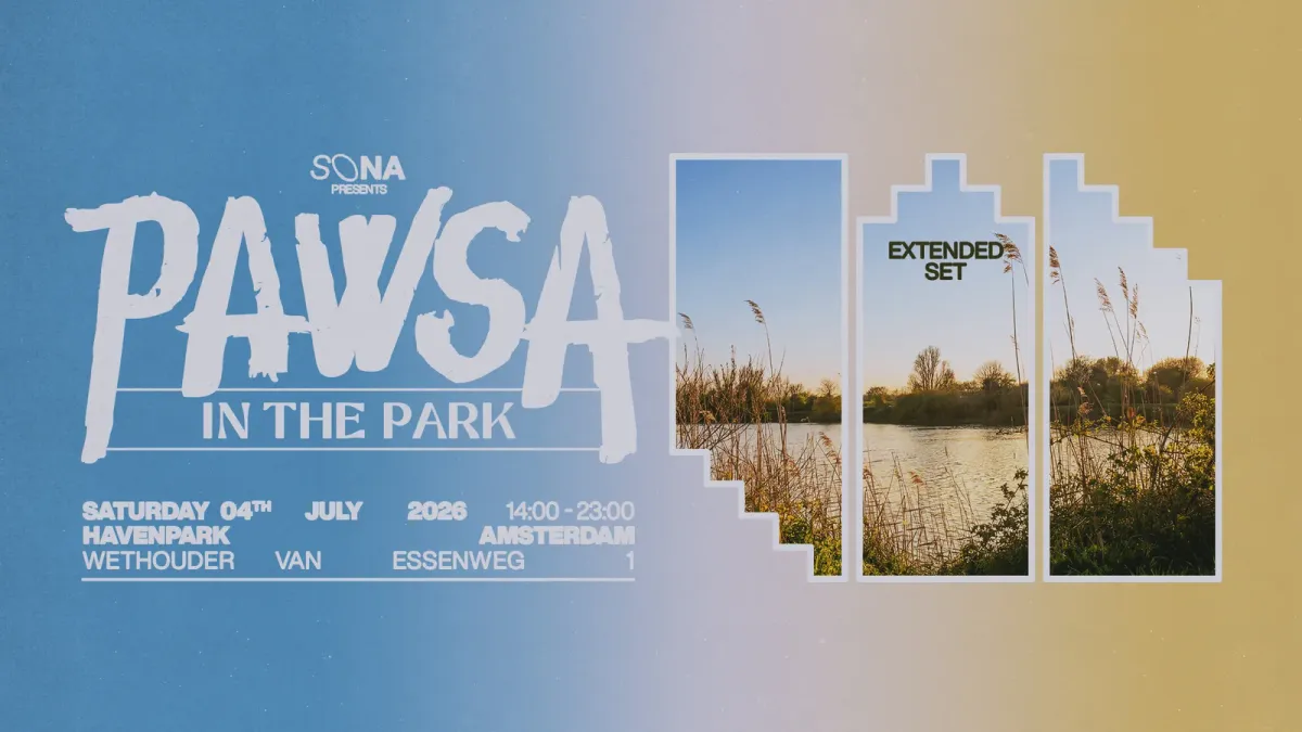 SONA presents: PAWSA In The Park event poster