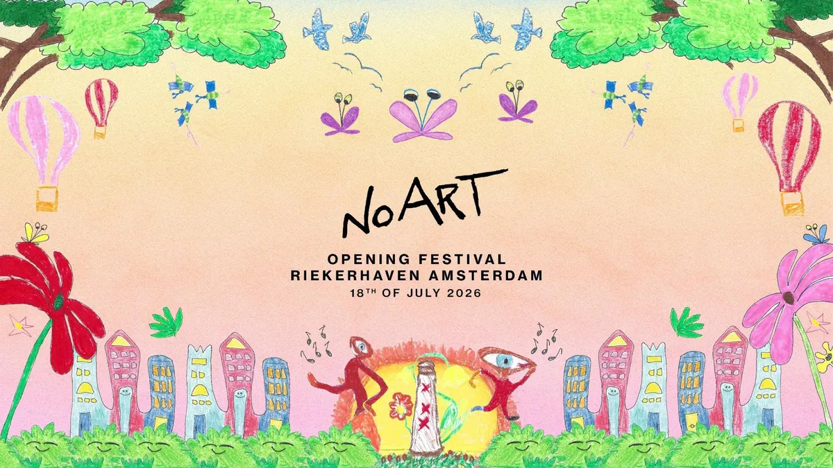 No Art Opening Festival event poster