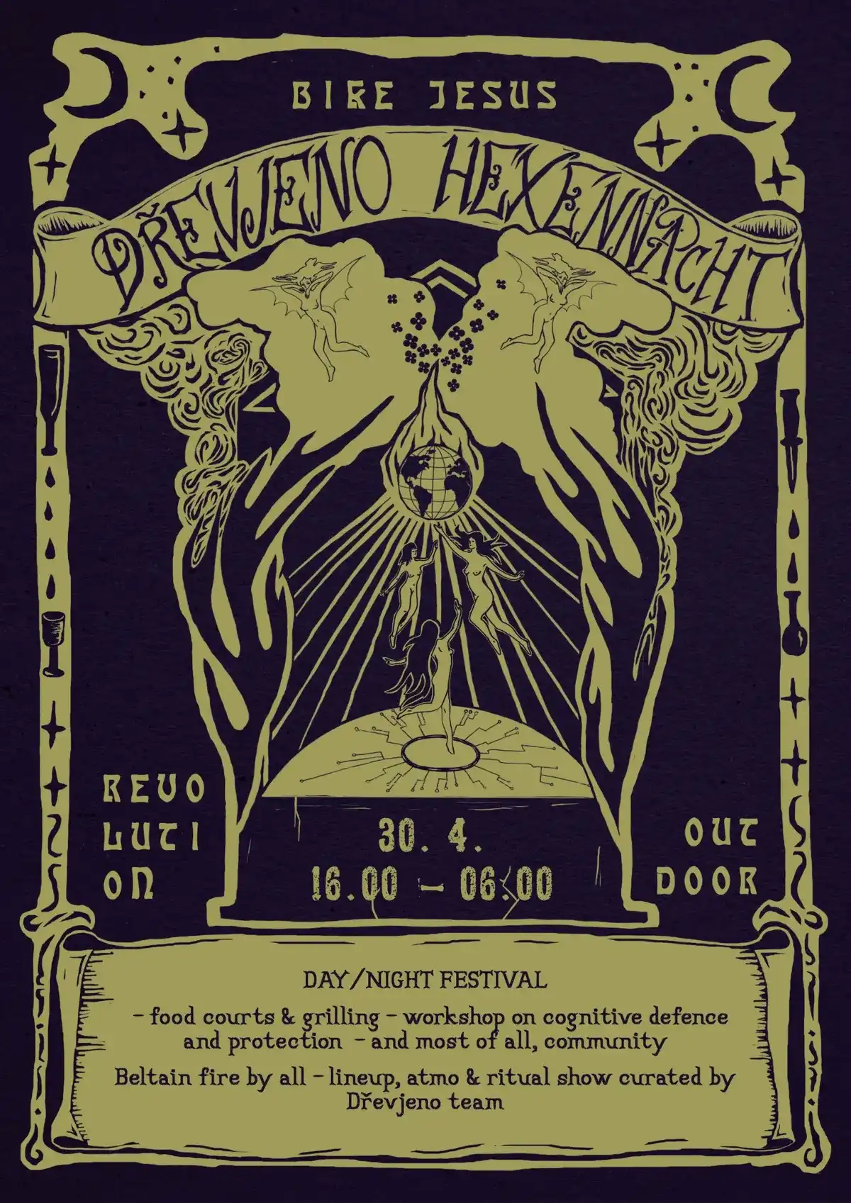 Dřevjeno: Hexennacht event poster