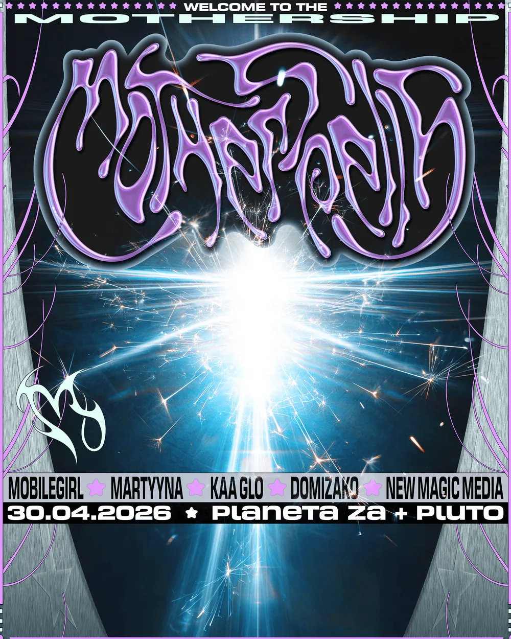 MOTHERSPELLS #1 Mobilegirl, domizako, Kaa Glo, Martyyna, NEW MAGIC MEDIA event poster