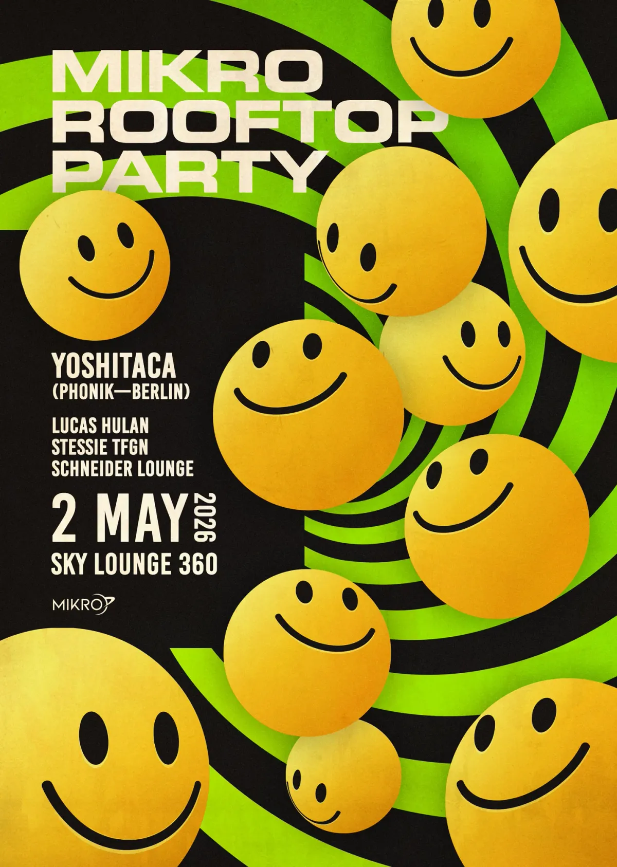 MIKRO → Rooftop Party event poster