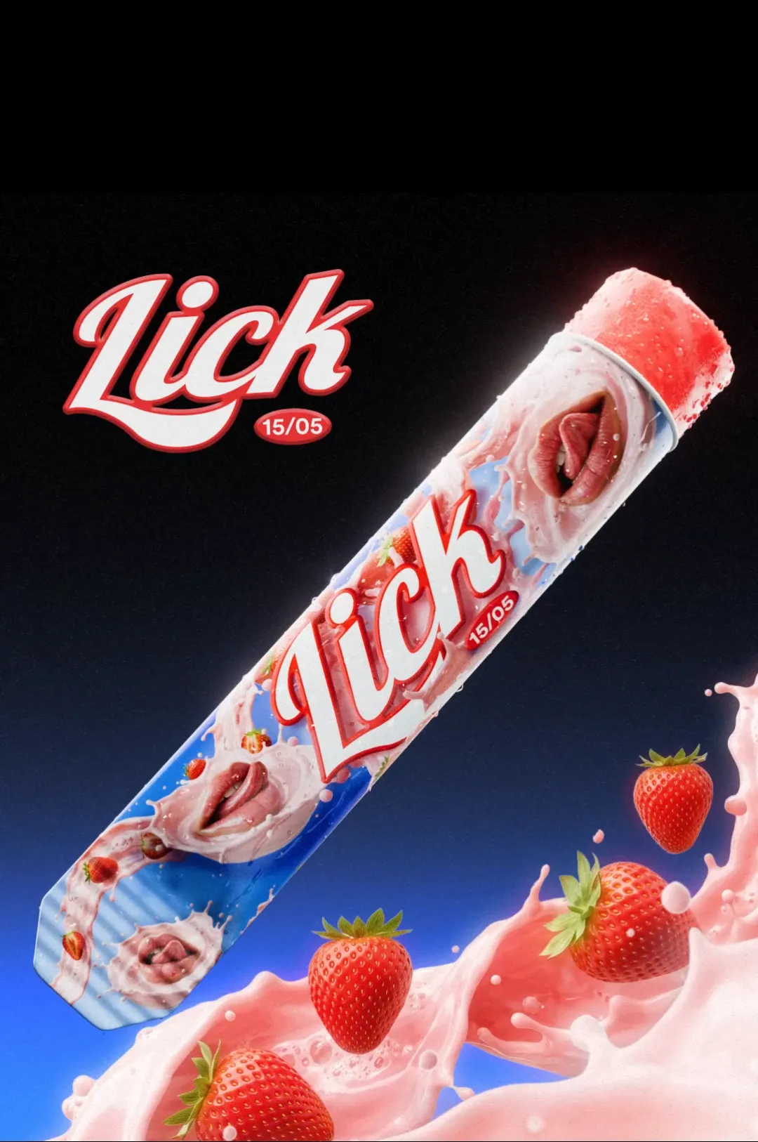LICK: Nina Farrina, Nill Garçon, LONG, Yo Eva, Jayster & Jesse event poster