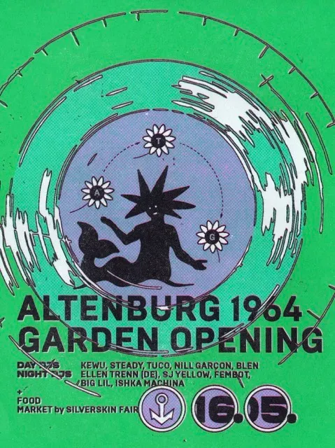 Altenburg 1964 Garden Opening with Ellen Trenn (DE) // Day & Night // Market by Silverskin Fair event poster
