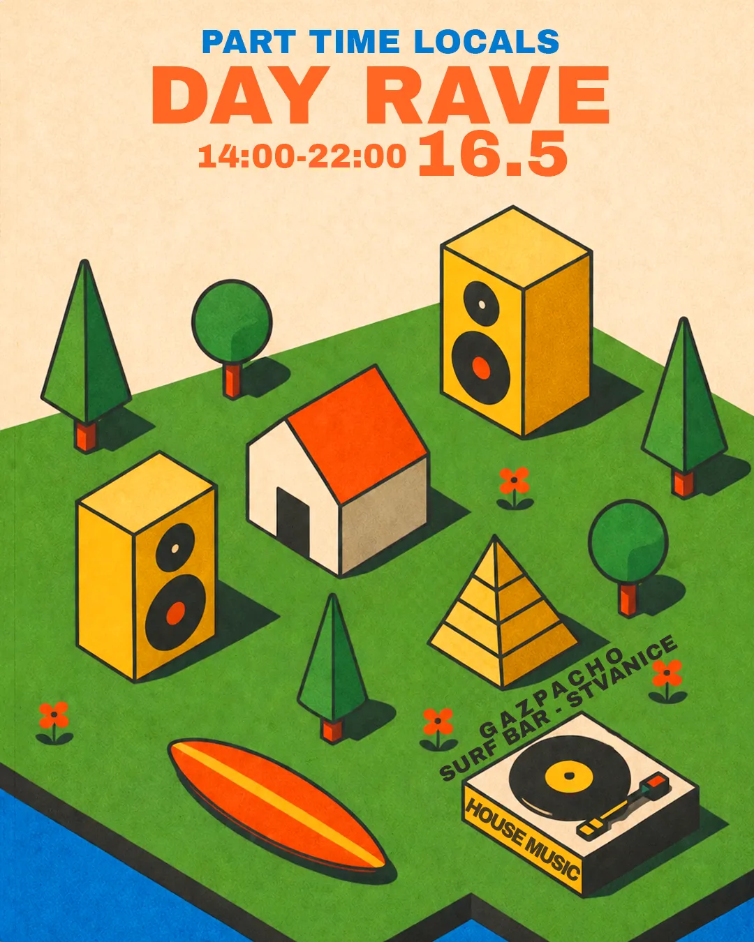 Day Rave - Garden Opening - Part Time Locals event poster