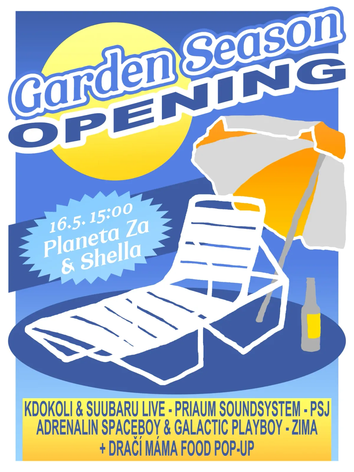 Garden Season Opening event poster