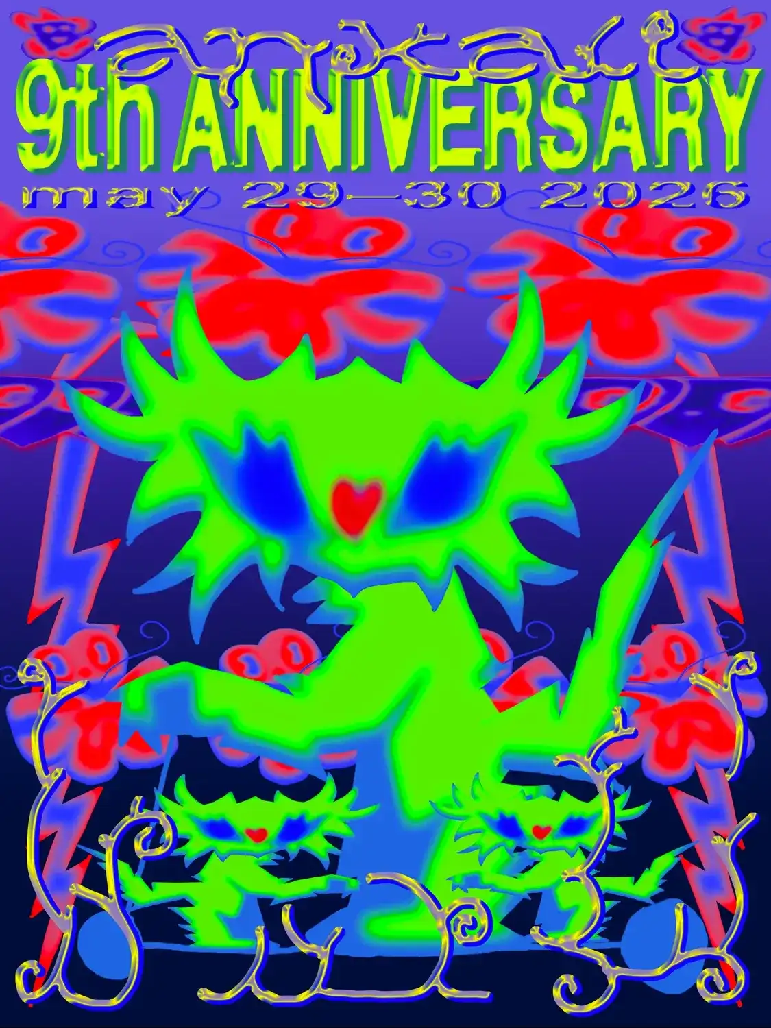 Ankali 9th Anniversary event poster