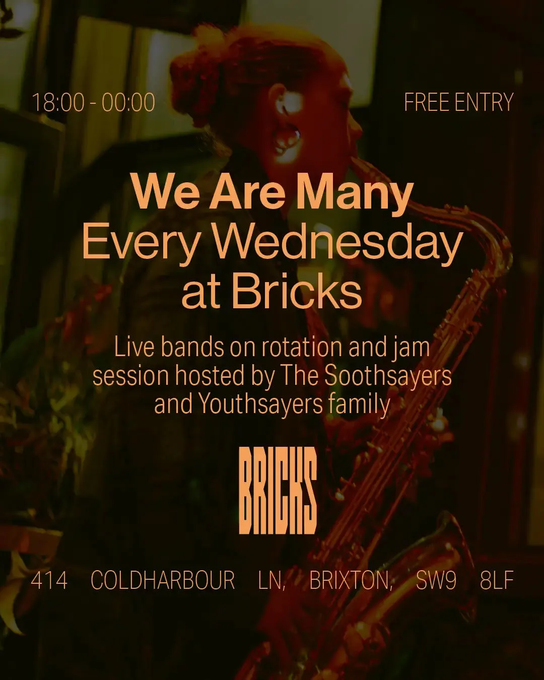 We Are Many event poster