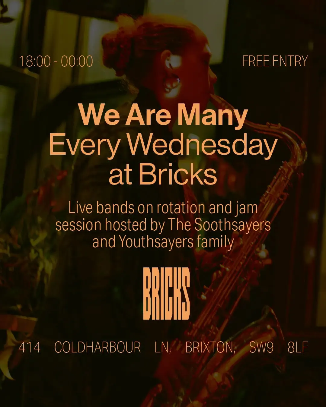 We Are Many event poster