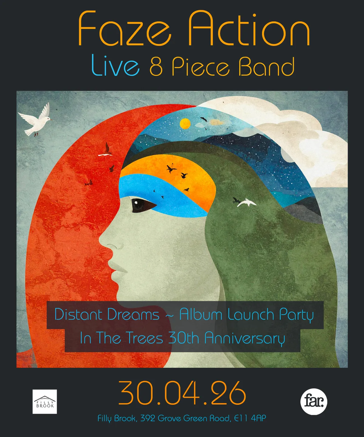 Faze Action - LIVE 8 Piece Band event poster