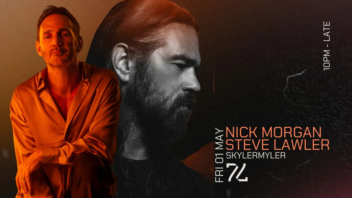 77: Steve Lawler - Nick Morgan event poster