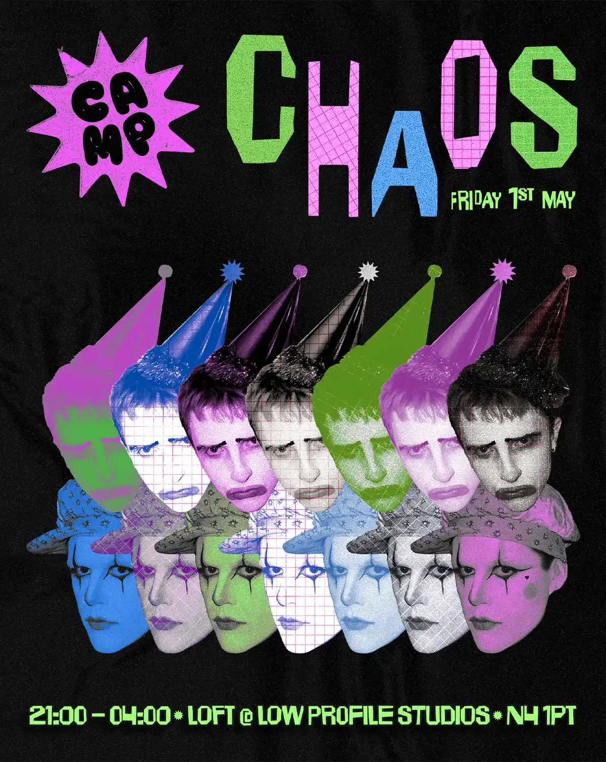 CAMP: CHAOS event poster