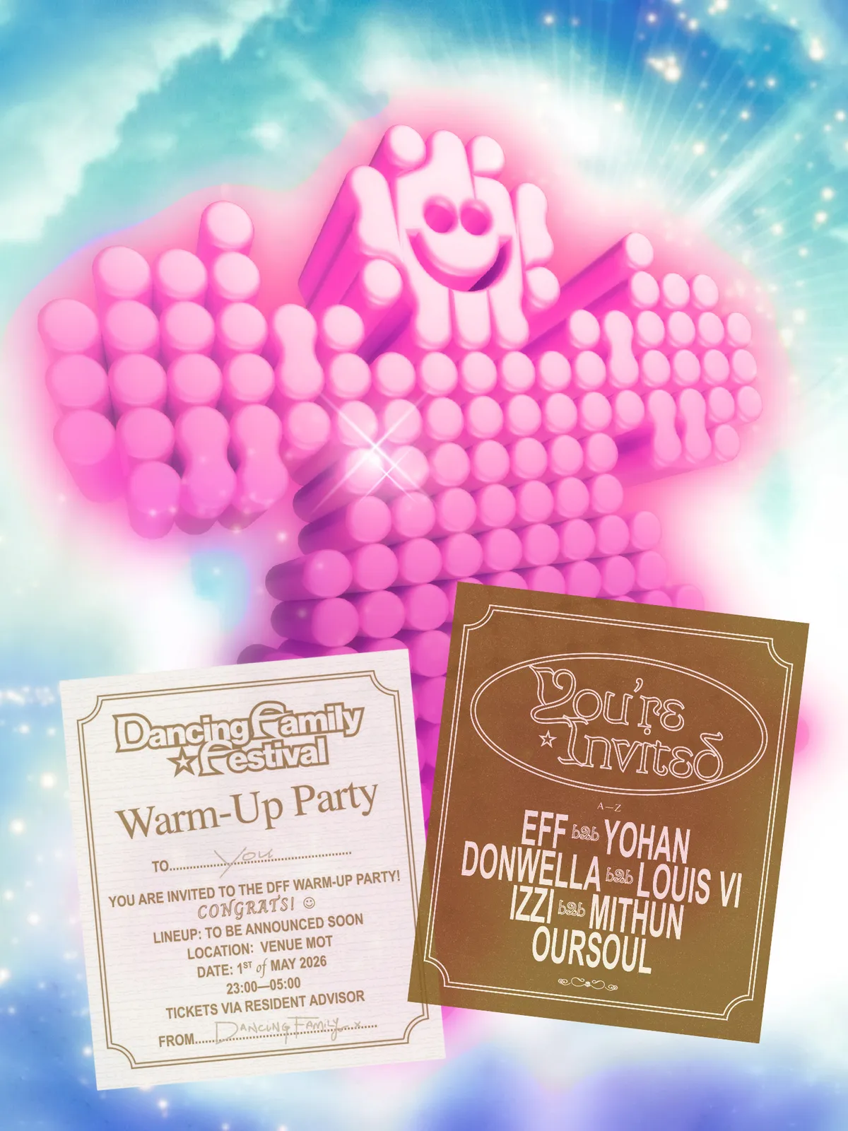 Dancing Family Festival Warm Up: donwella, Izzi, Louis VI, Mithun + more event poster