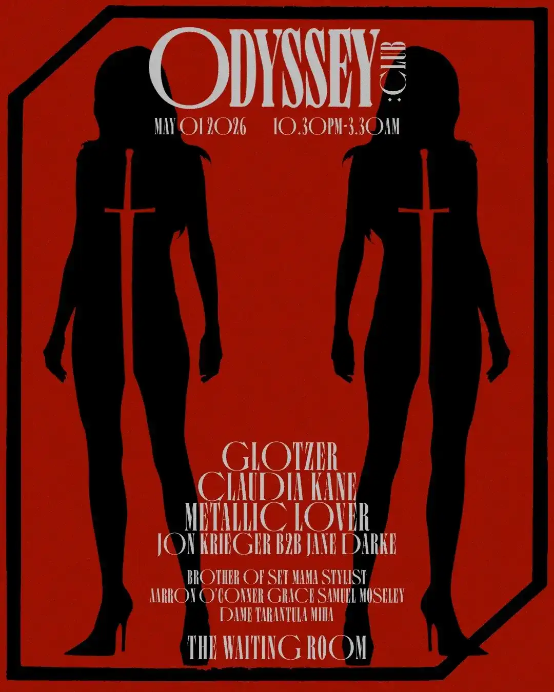 𝑶𝑫𝒀𝑺𝑺𝑬𝒀:𝑪𝑳𝑼𝑩 event poster
