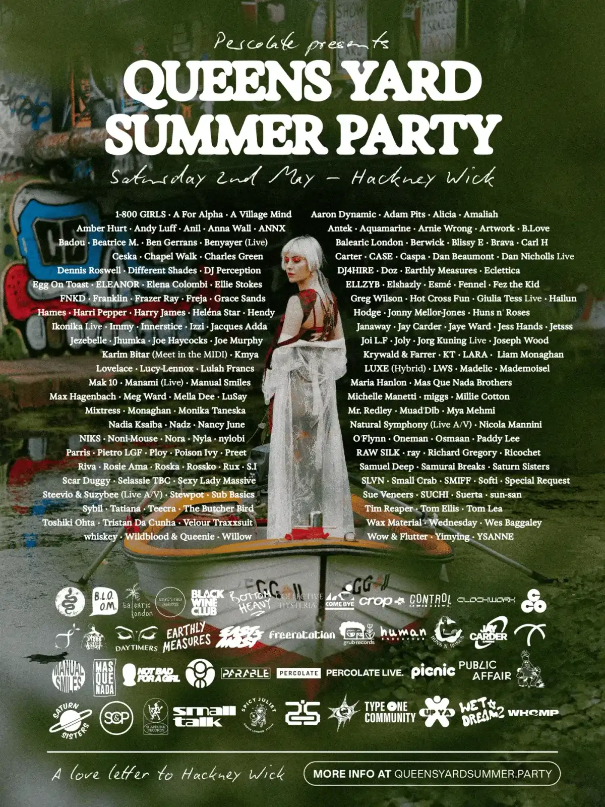 Queen's Yard Summer Party 2026 event poster
