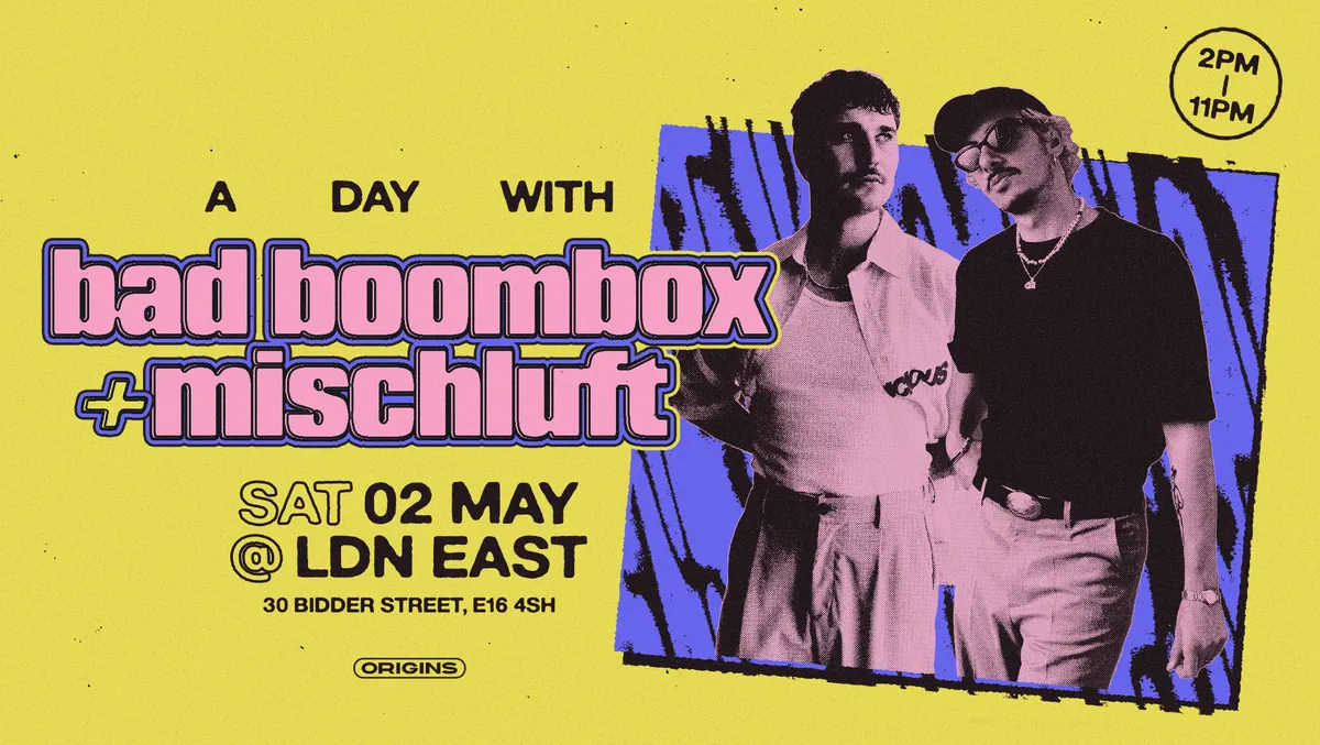 A day with Bad Boombox & Mischluft event poster