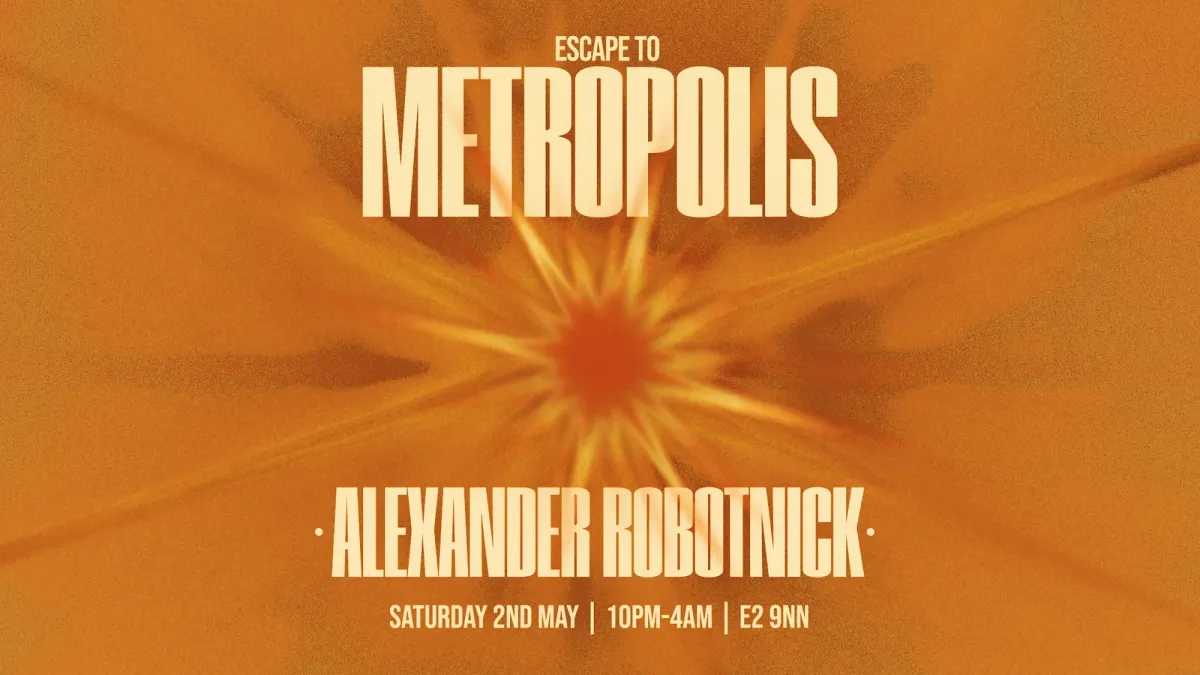 A Night of Italo Disco: Alexander Robotnick event poster