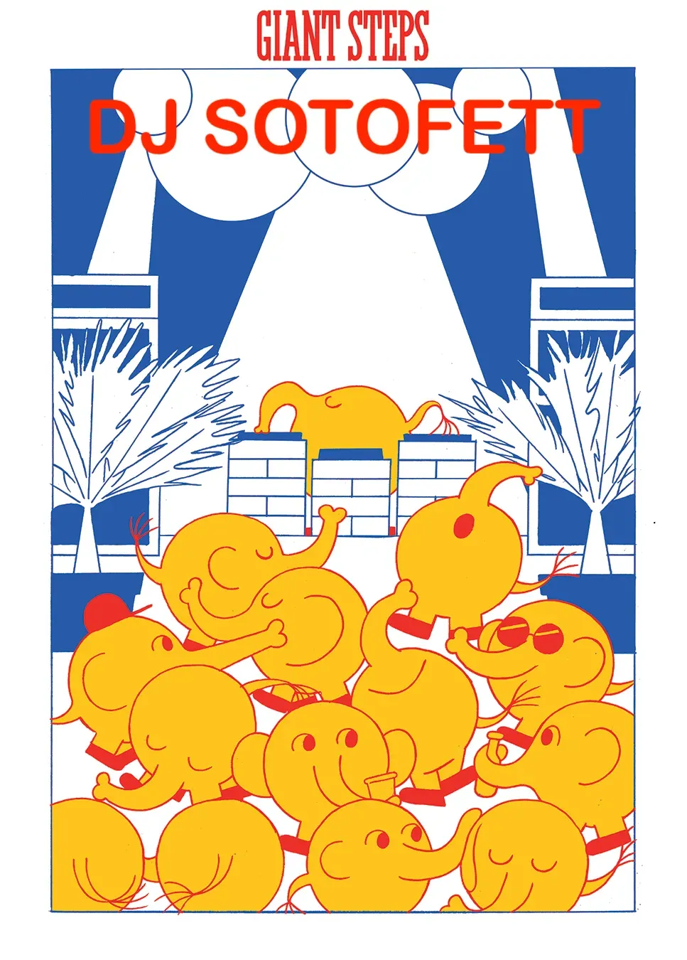 GIANT STEPS - LATE event poster