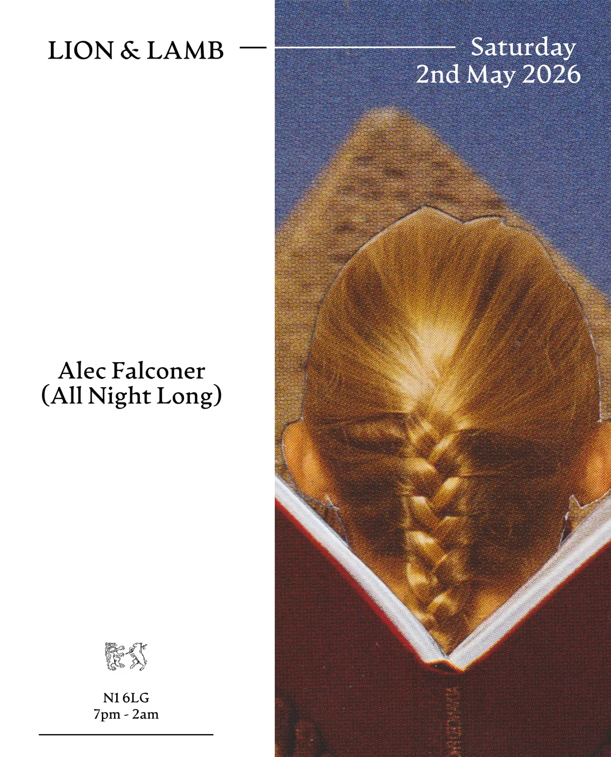 Lion & Lamb with Alec Falconer (All Night Long) event poster