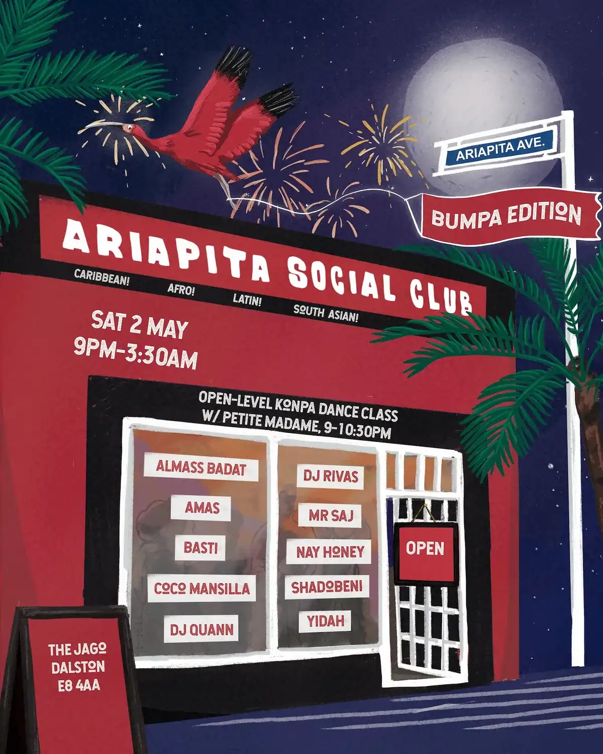 Ariapita Social Club: Bumpa Edition event poster
