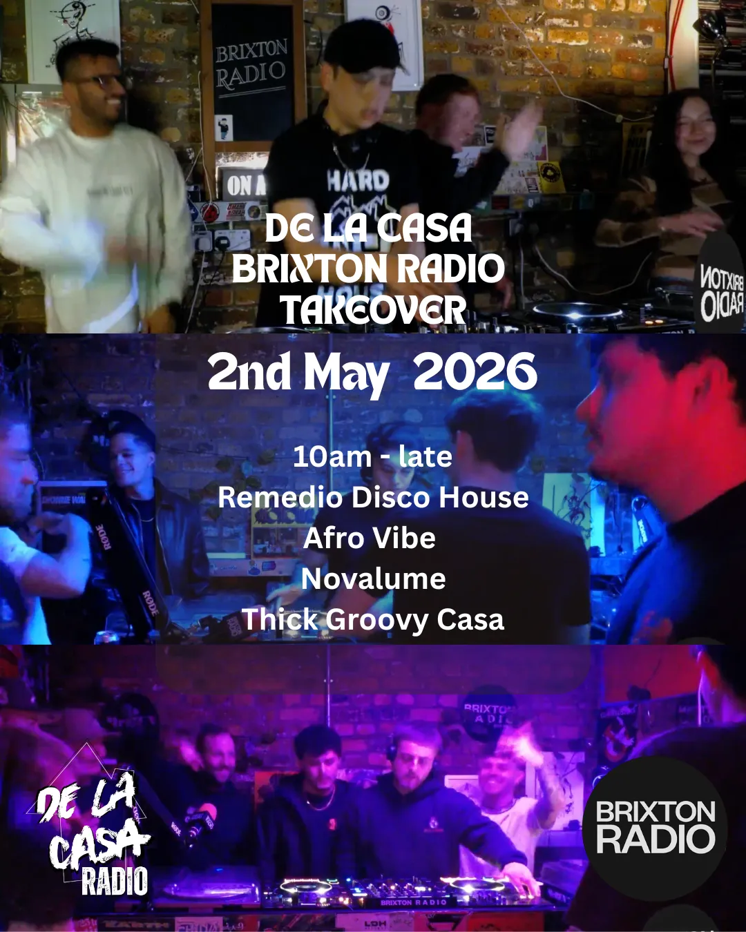 DLC Brixton Radio Takeover event poster