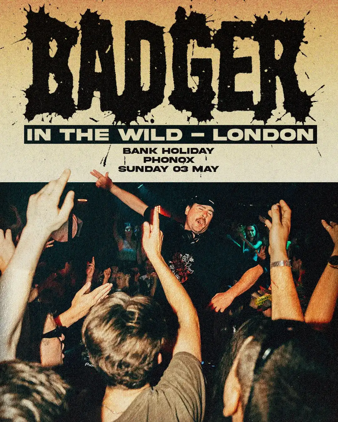 BADGER In The Wild: London event poster