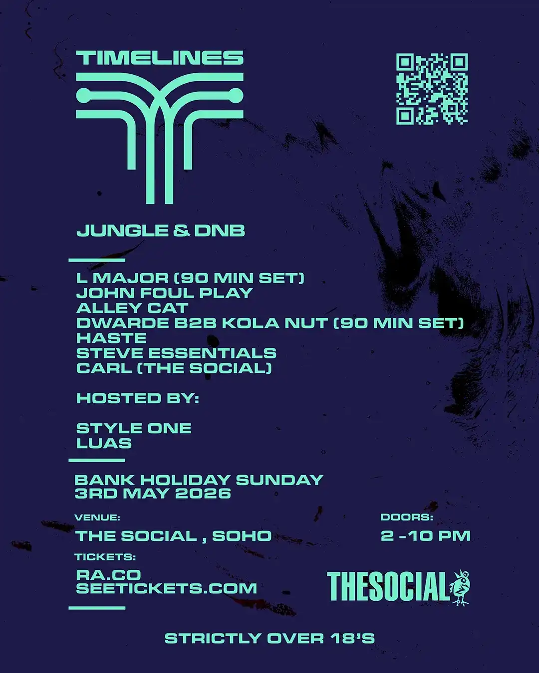 Timelines event poster
