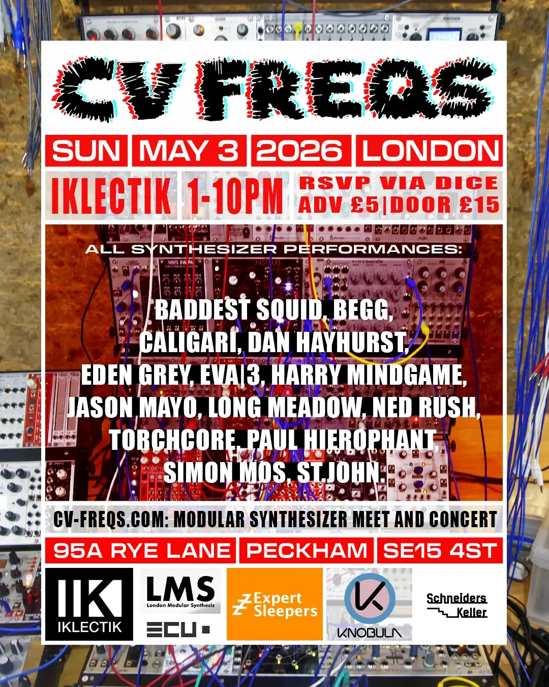 CV FREQS event poster