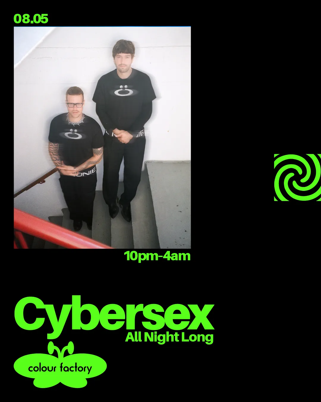 Cybersex (All Night Long) event poster