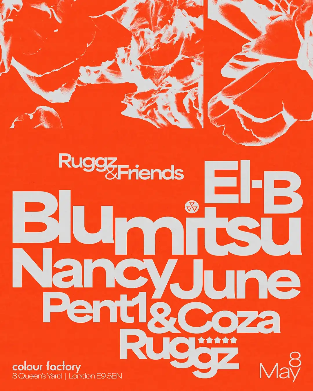 Ruggz & Friends w/ Nancy June, Pent1 & Coza event poster