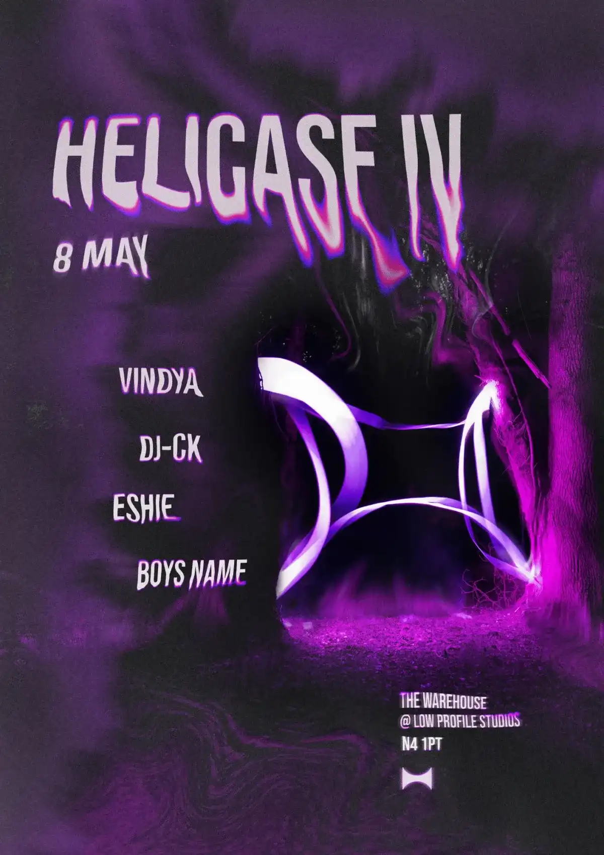 H​E​L​I​C​A​S​E​ - 004 event poster