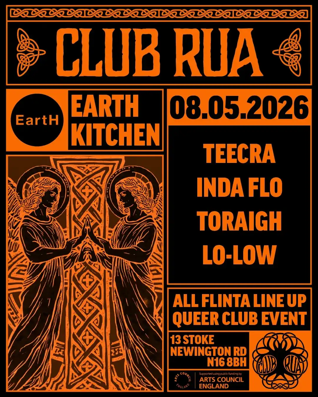 Club Rua event poster
