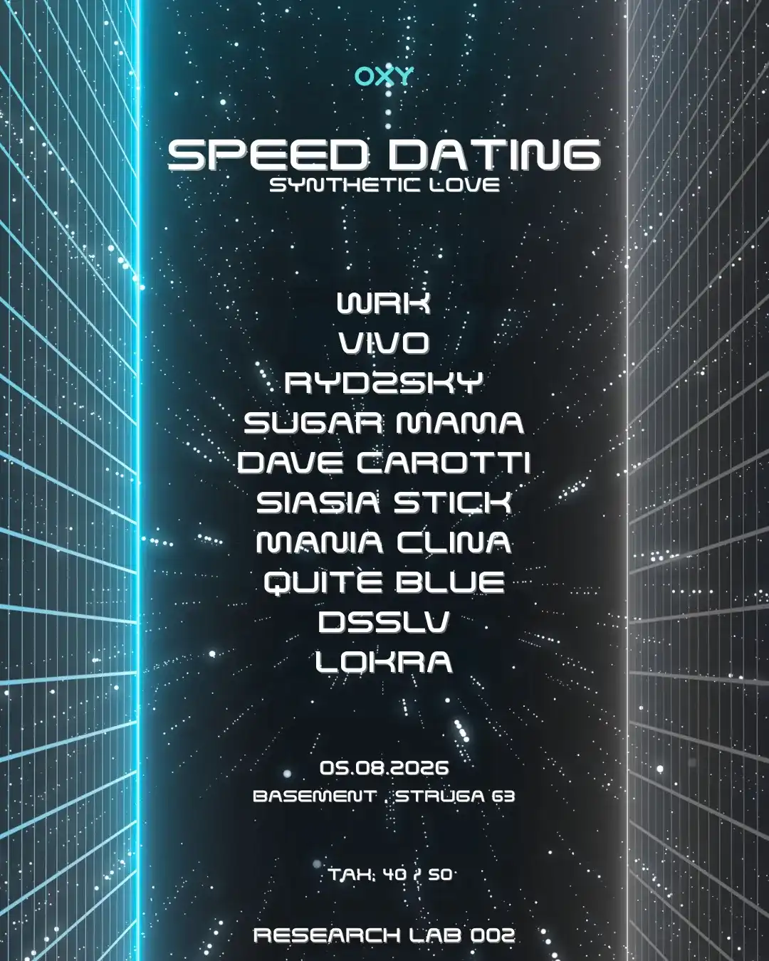 SPEED DATING: Synthetic Love event poster