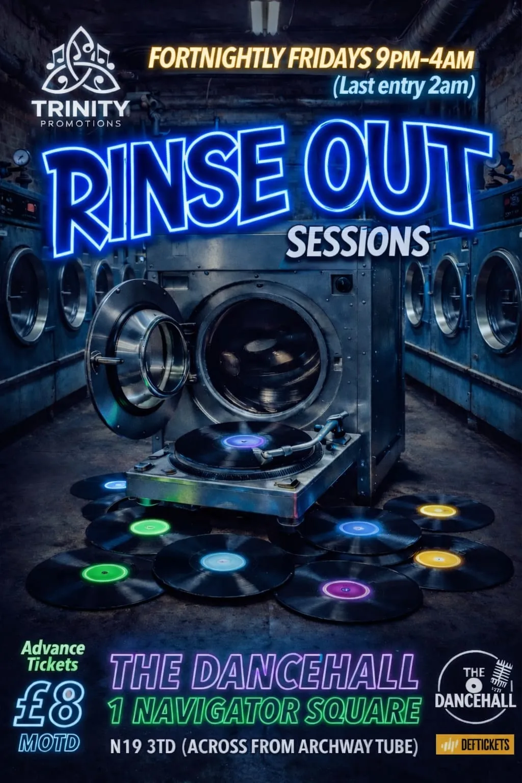 Rinse Out Sessions with Nicky Blackmarket event poster