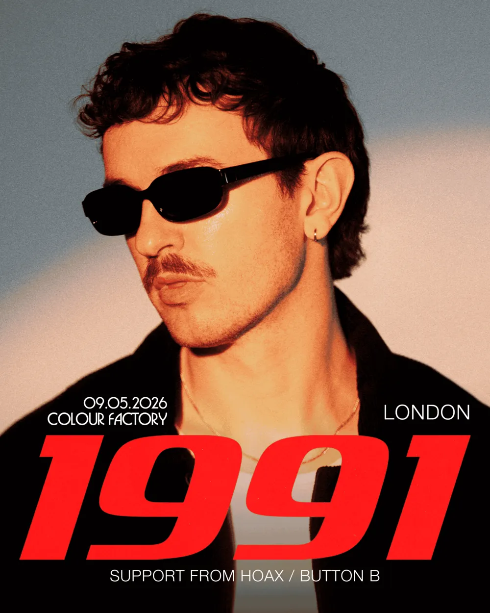 1991, HOAX & Button B [SOLD OUT] event poster