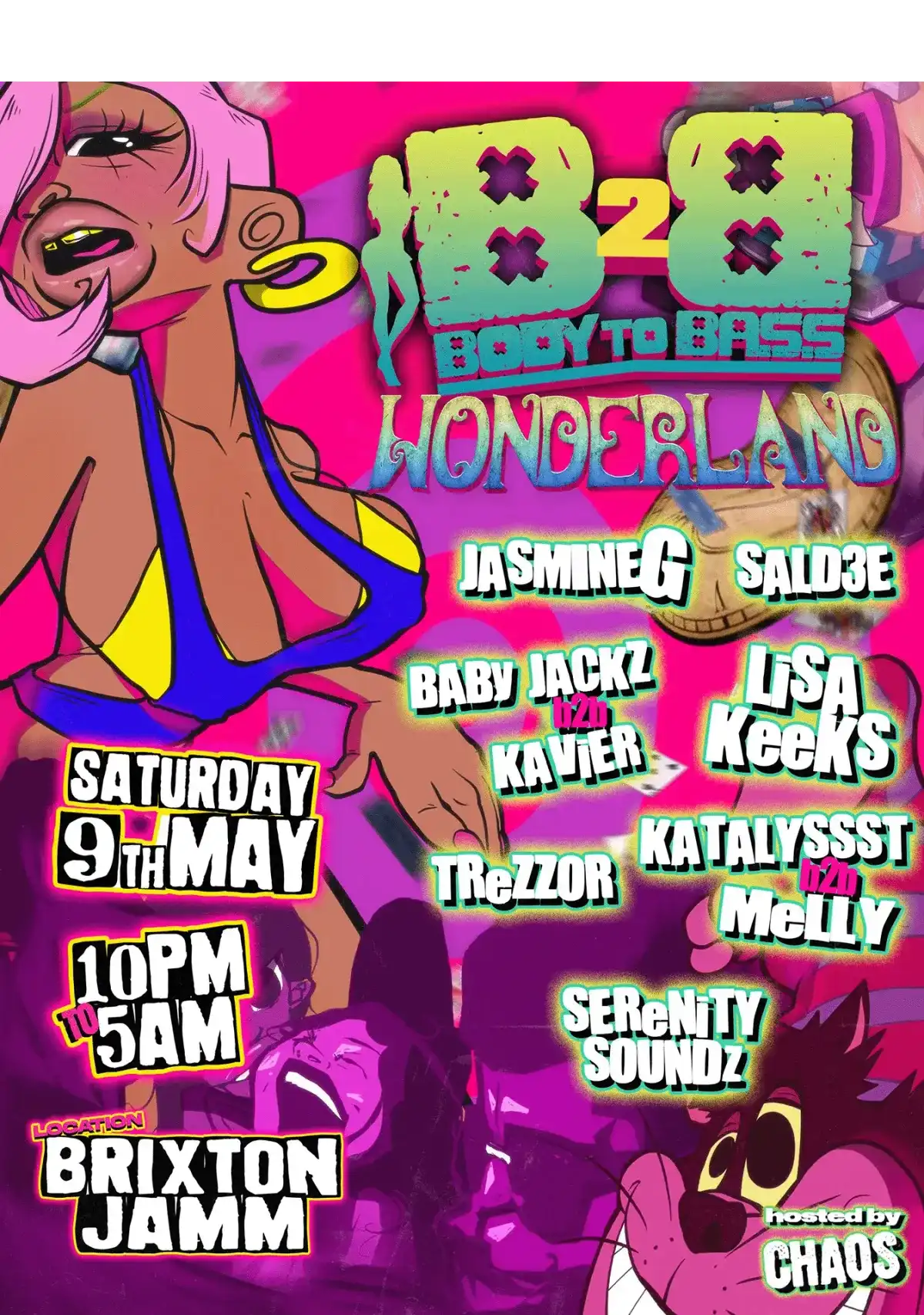 BODY 2 BASS event poster