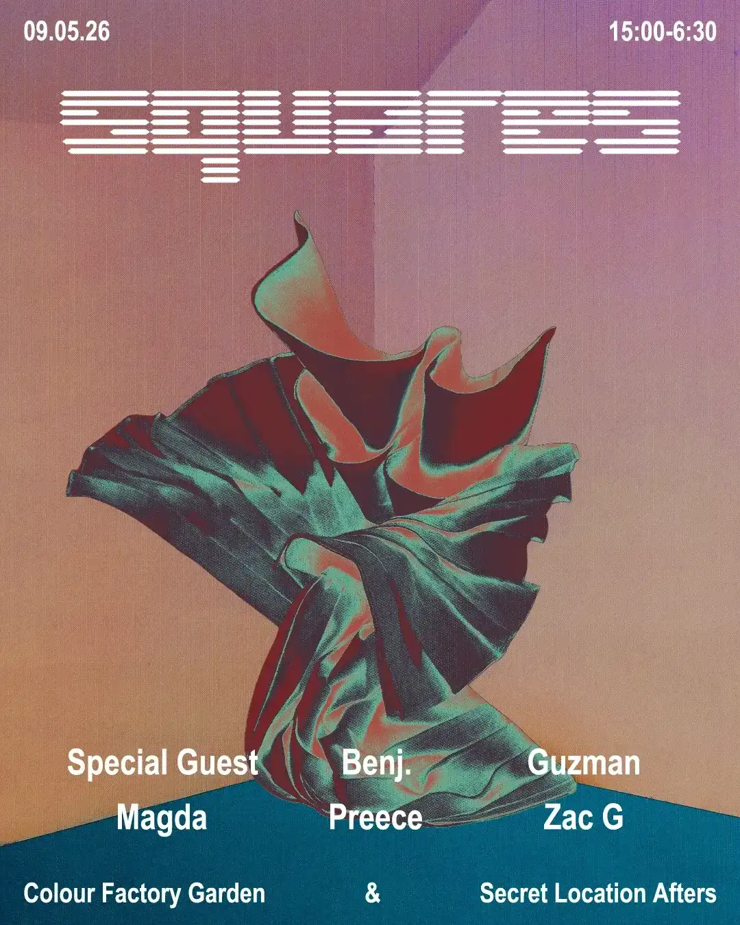 Squares Summer Party // Magda event poster