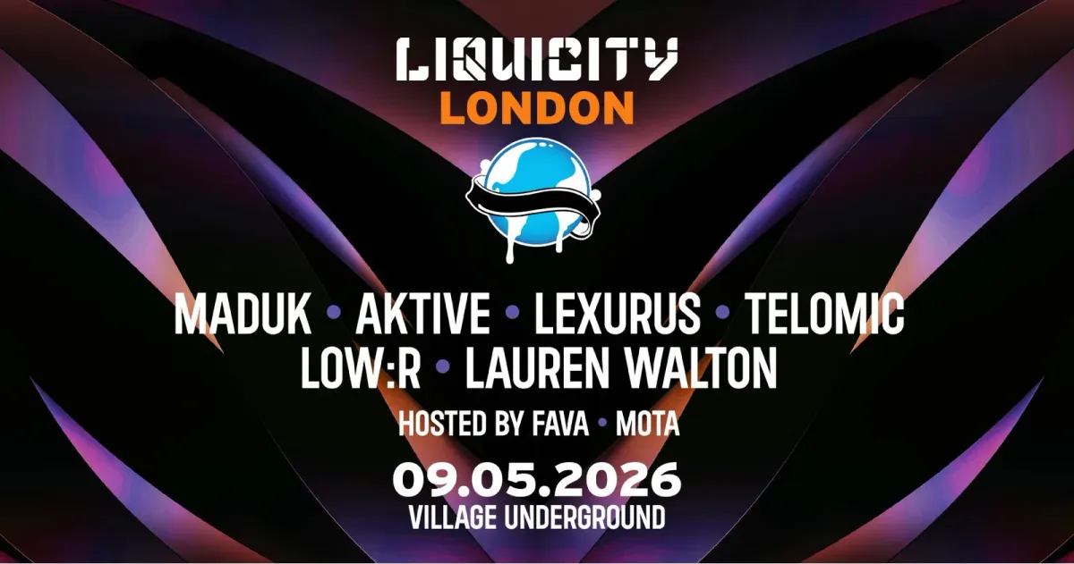 Liquicity London 2026 event poster