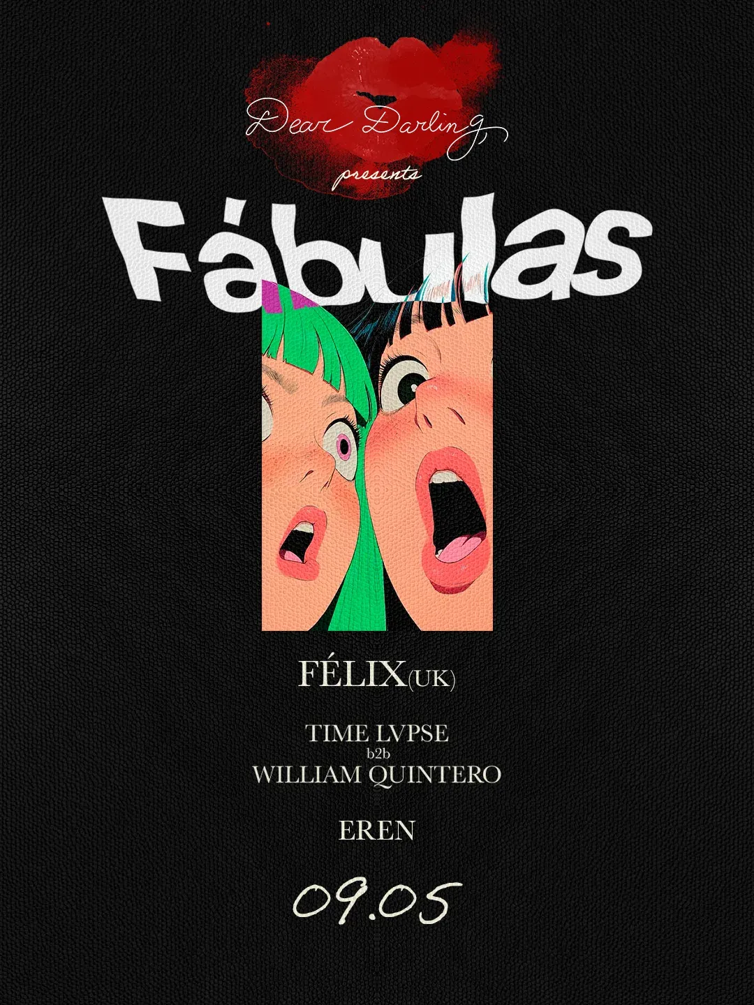 FÁBULAS event poster