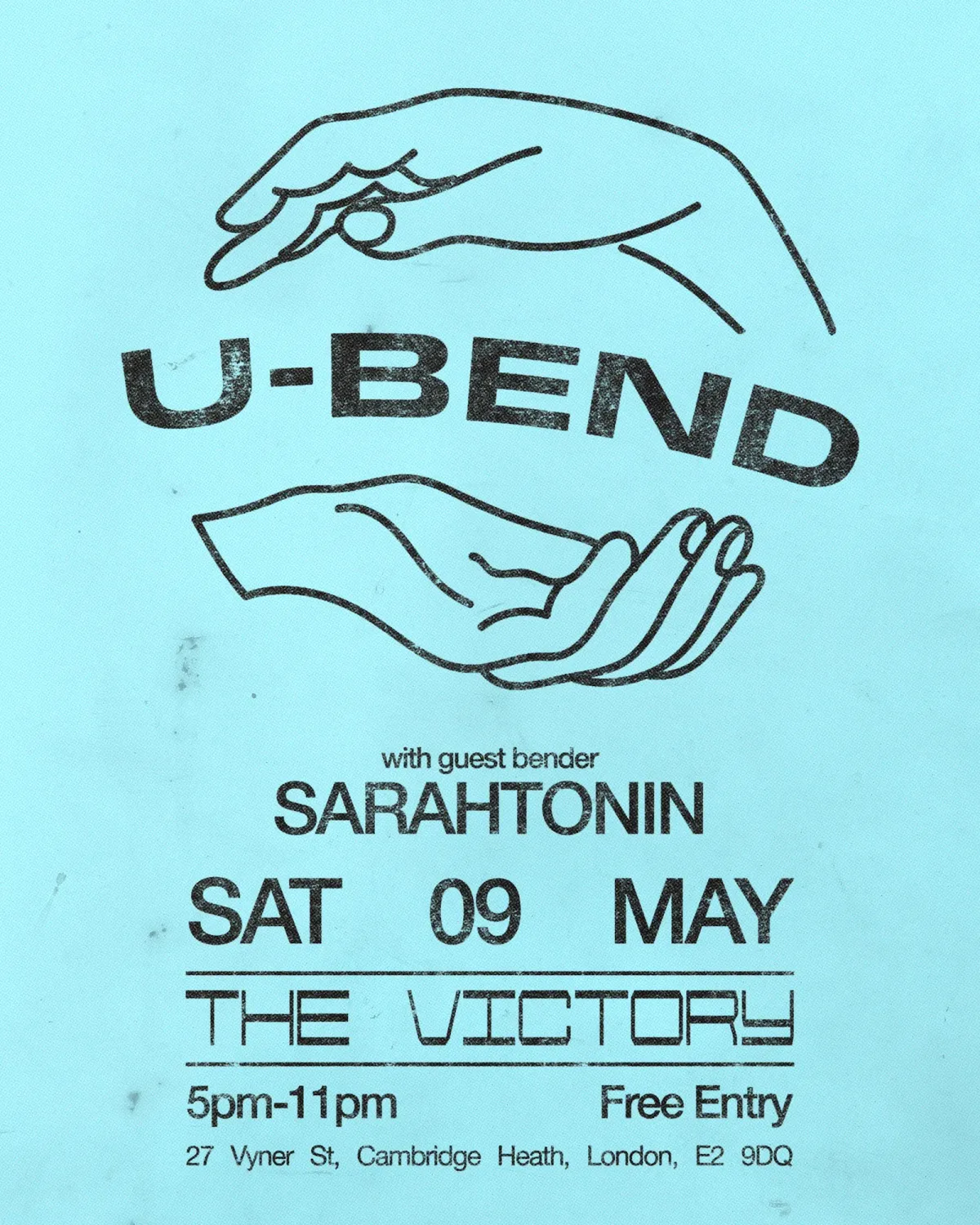 U-BEND event poster