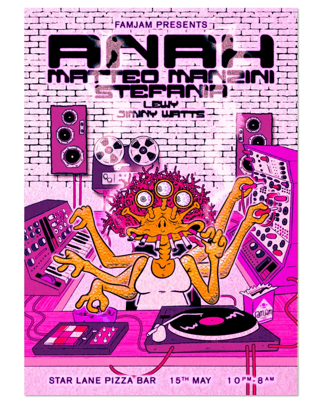 FamJam presents: Anah event poster